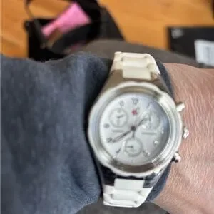 Michele watch Tahitian preowned Michele Tahitian Ceramic Diamond mww12e000001 - Pre-Owned  main image 4